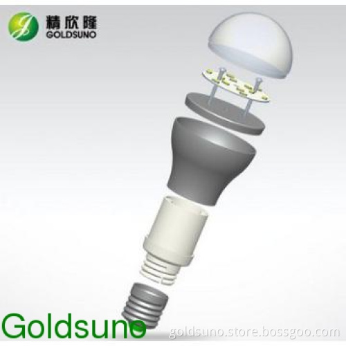 7w led bulb e27 pure aluminum material and fast delivery 3-5days